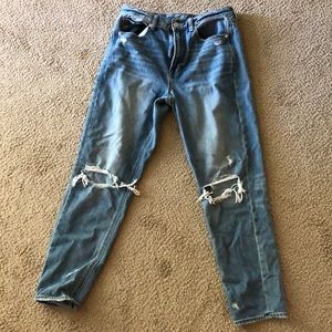 American Eagle high rise mom jeans